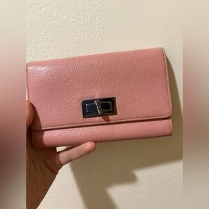 CHANEL Blush Pink Leather Wallet